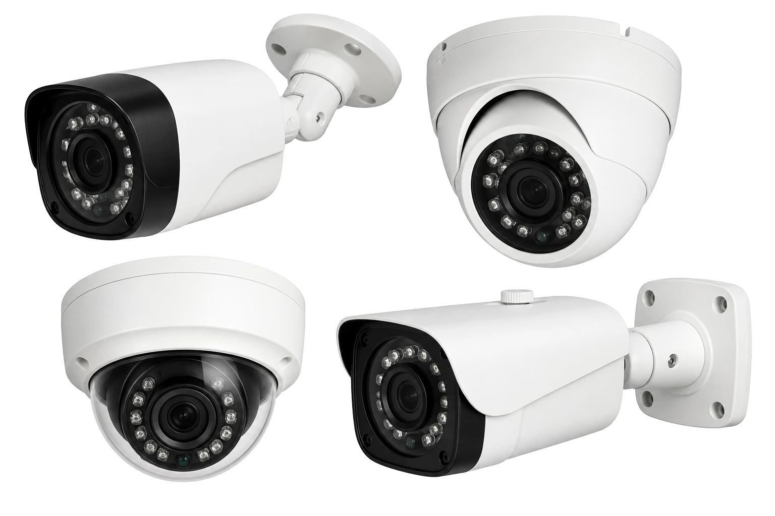 Analog CCTV camera for cost-effective day-and-night surveillance